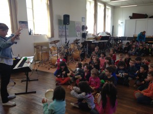 Première séance de musique avec Cécile